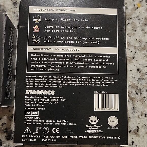 Badtz-Maru and Kerroppi Starface Pimple Patches Compacts and 1 refill - Picture 5 of 7